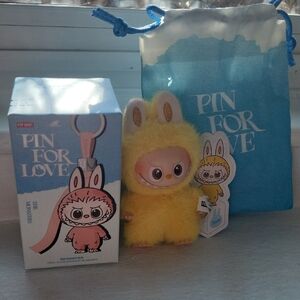 Pop Mart Yellow Bunny Plush Toy